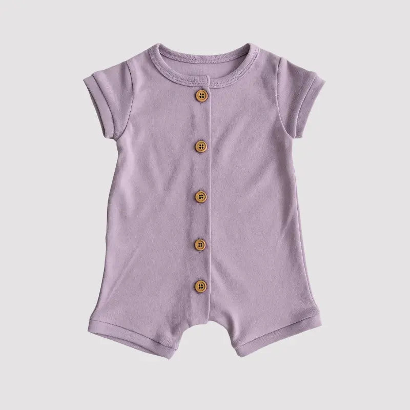 Macacão Bebê Algodão Organic Fresh Lavanda