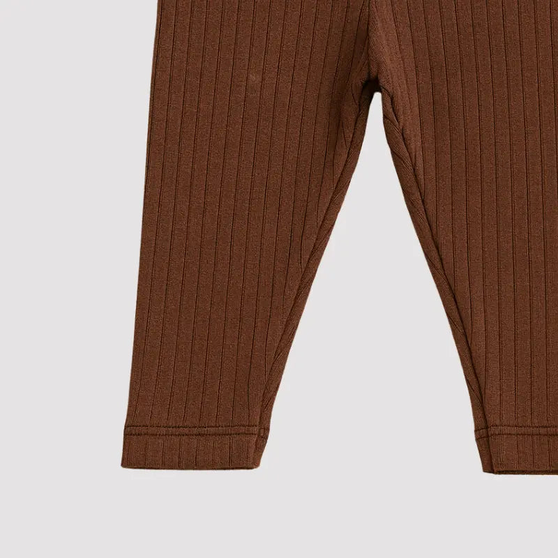 Calça Bebê Canelado Mocha