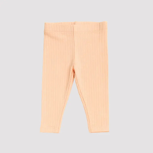 Calça Bebê Canelado Salmão