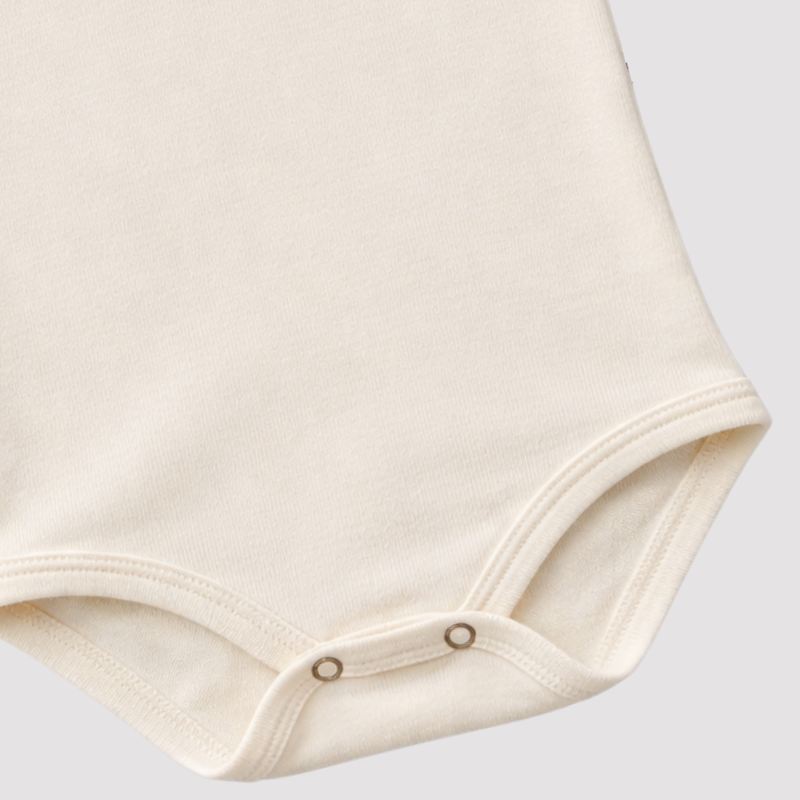 Body Bebê Algodão Leif Confort Off White