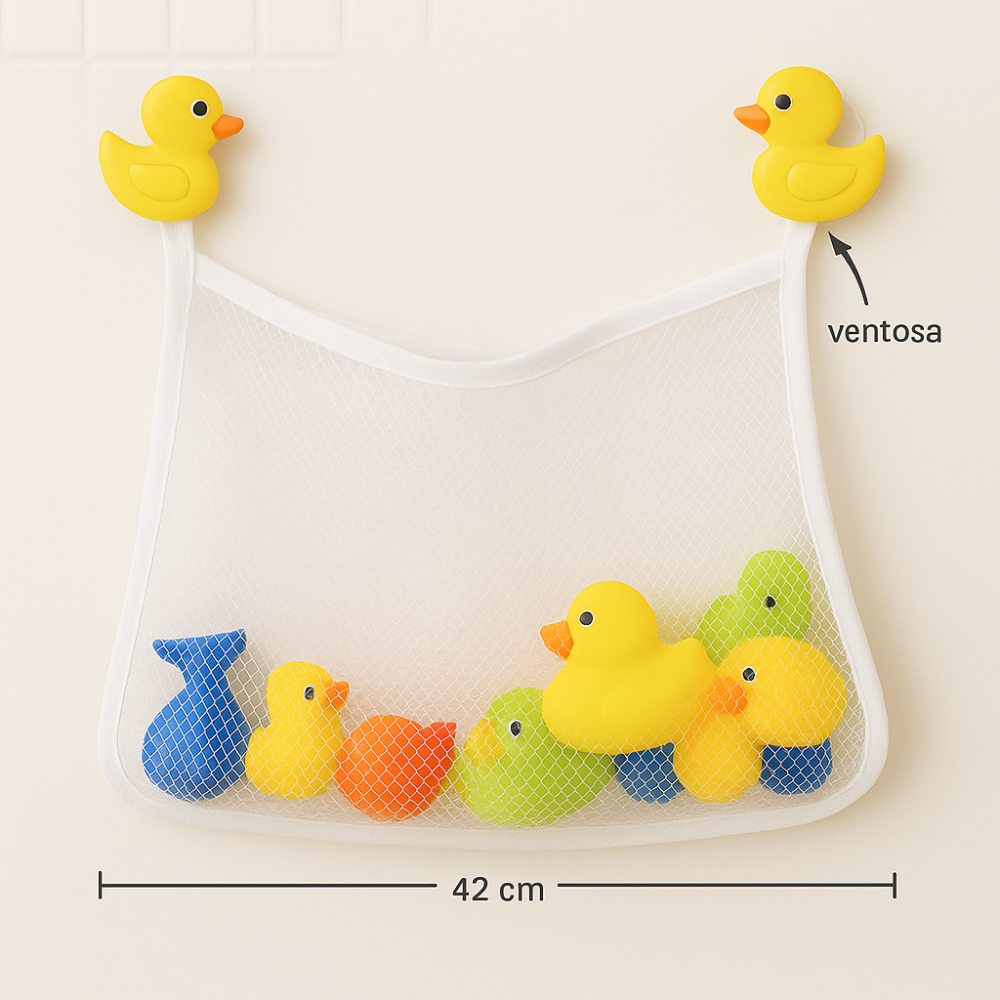 Organizador De Brinquedos Para Banho Patinho