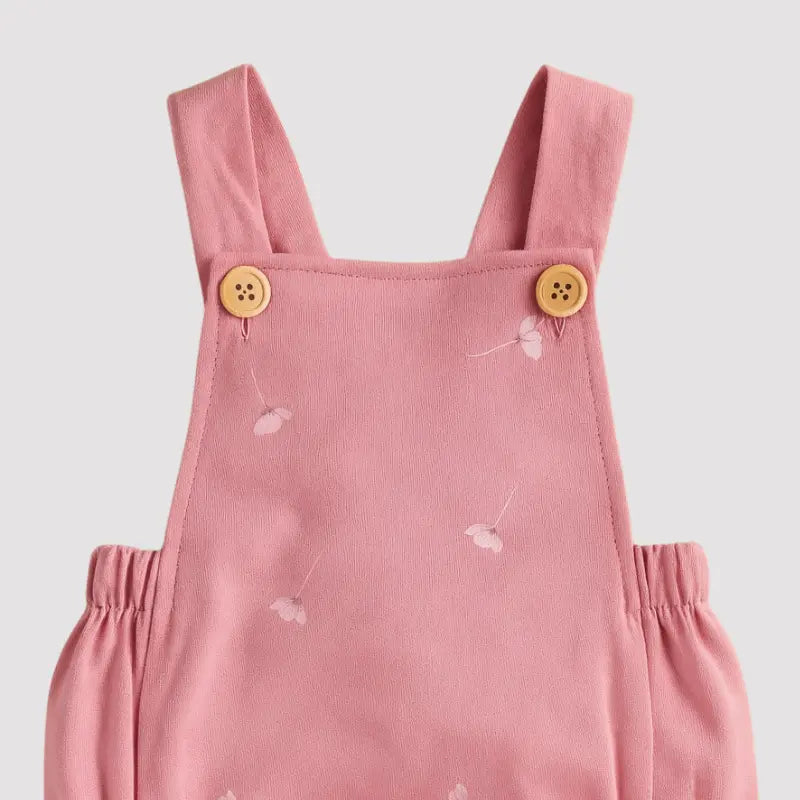 Romper Bebê Algodão Flowers Rose