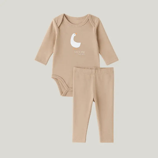 Conjunto Bebê Algodão Orgânic Patinho