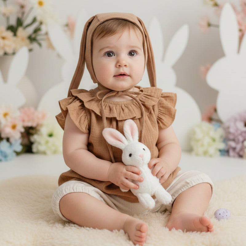 Camisa Bebê Menina Little Brown