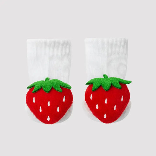 Meia Bebê Moranguinho Sensorial