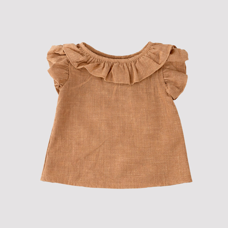 Camisa Bebê Menina Little Brown