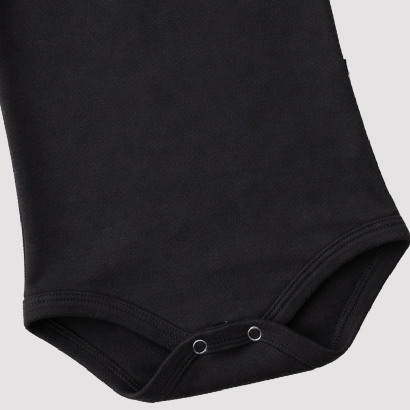 Body Bebê Algodão Leif Confort Black