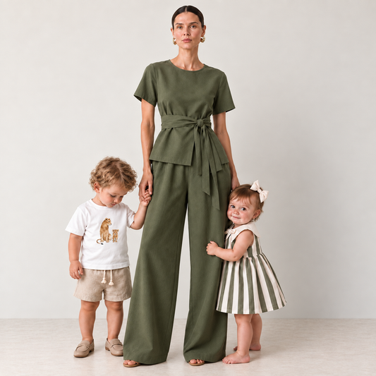Conjunto Savannah Verde (Mãe)