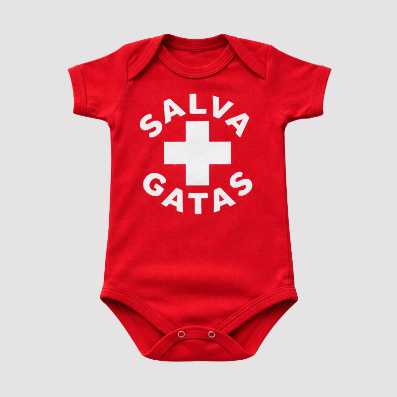 Baby Boy's Monthiversary Bodysuit Saves Cats