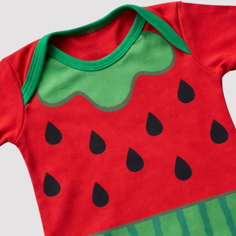 Body Bebê Mesversário Melância