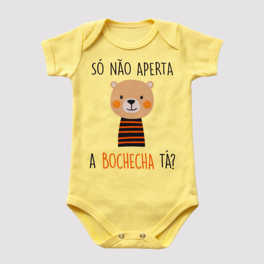 Body Bebê Curto Cute Ursinho