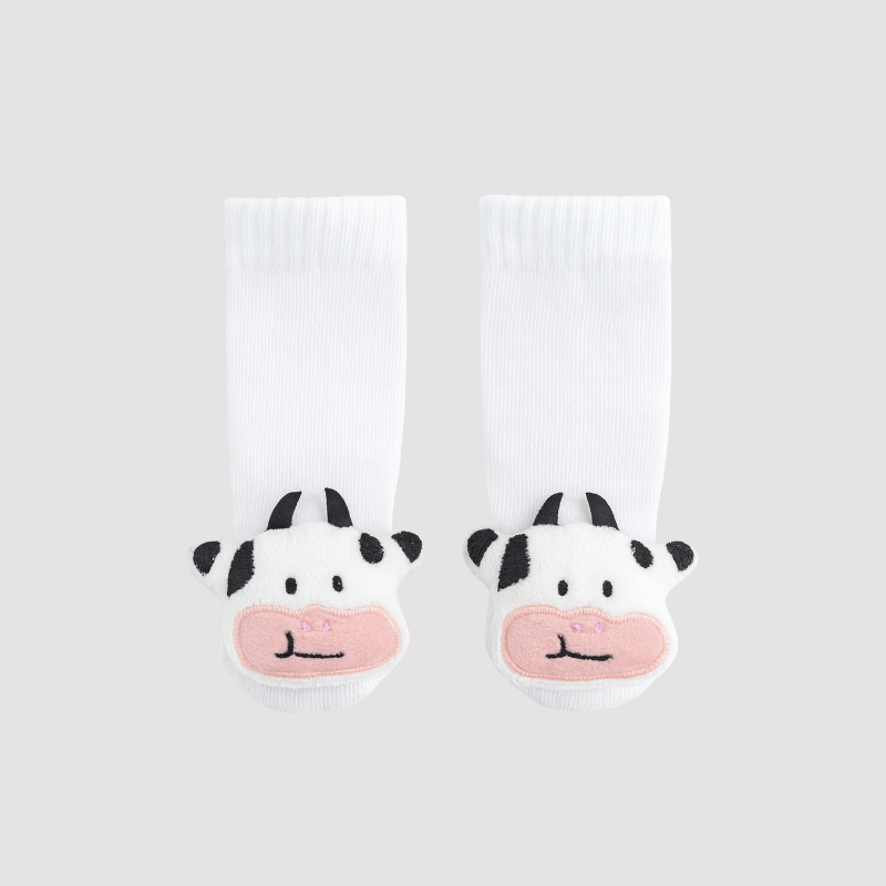 Meia Bebê Vaquinha Sensorial