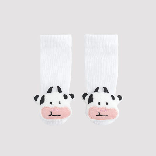 Meia Bebê Vaquinha Sensorial