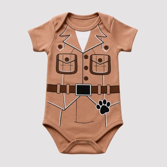 Body Bebê Curto Aventureiro Dog
