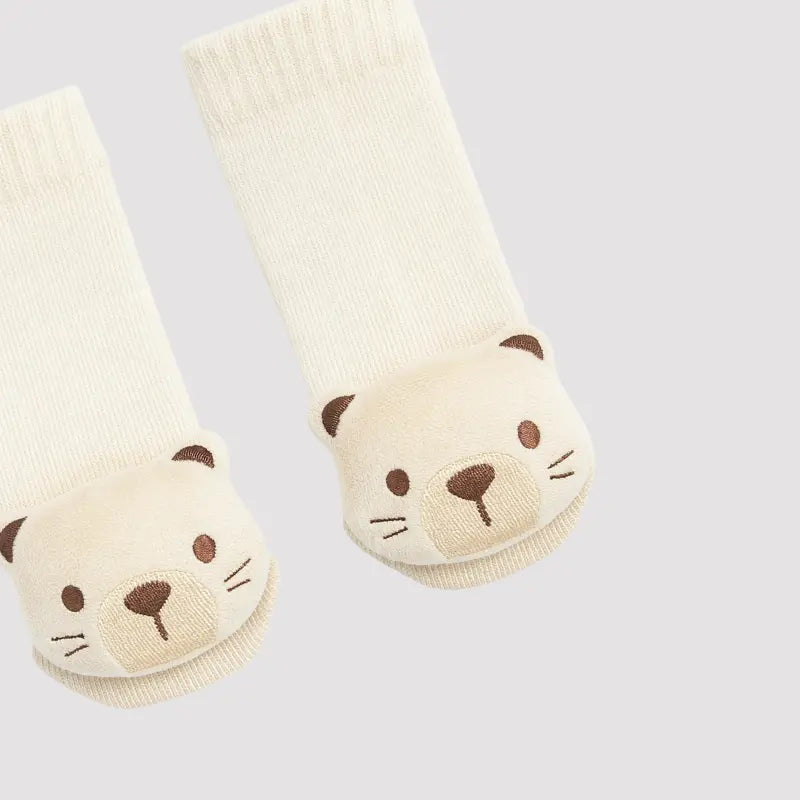 Meia Bebê Bear Vintage  Sensorial Bege