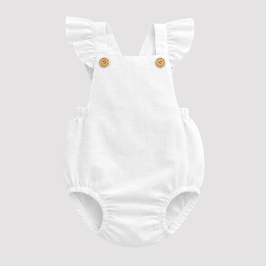 Romper Bebê Anelise Off White