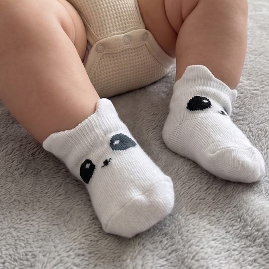 Meia Bebê Pandinha White