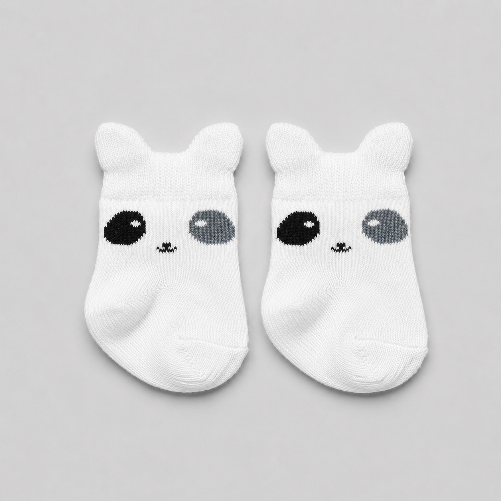 Meia Bebê Pandinha White