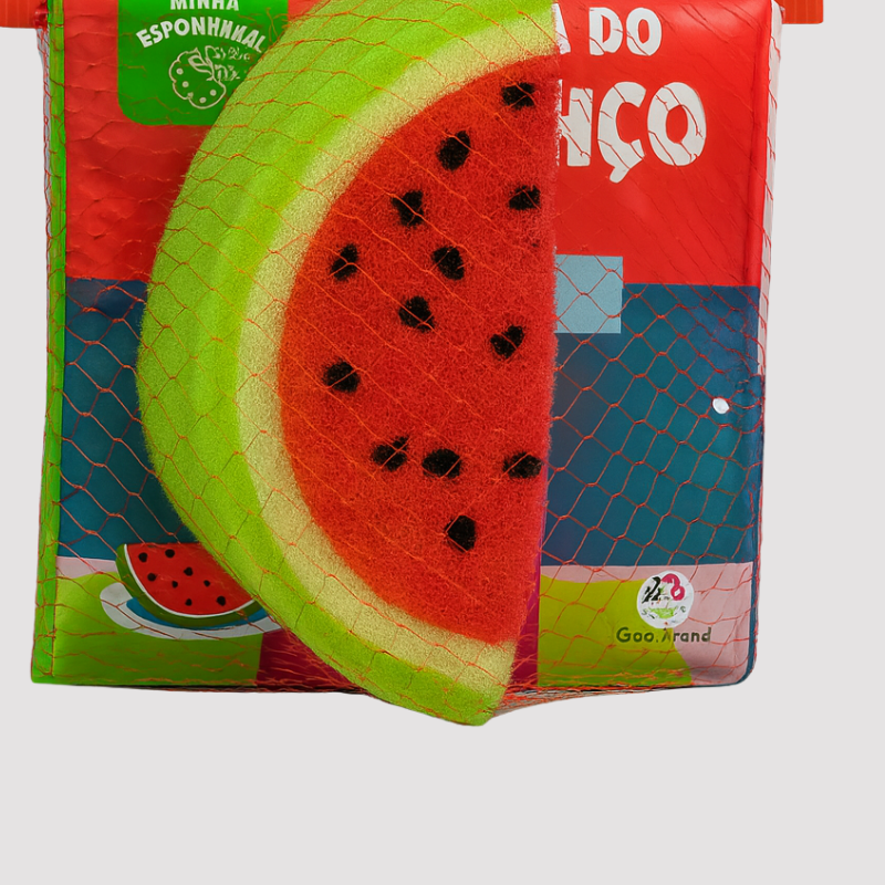 Kit Hora do Banho Livro + Esponja Melancia