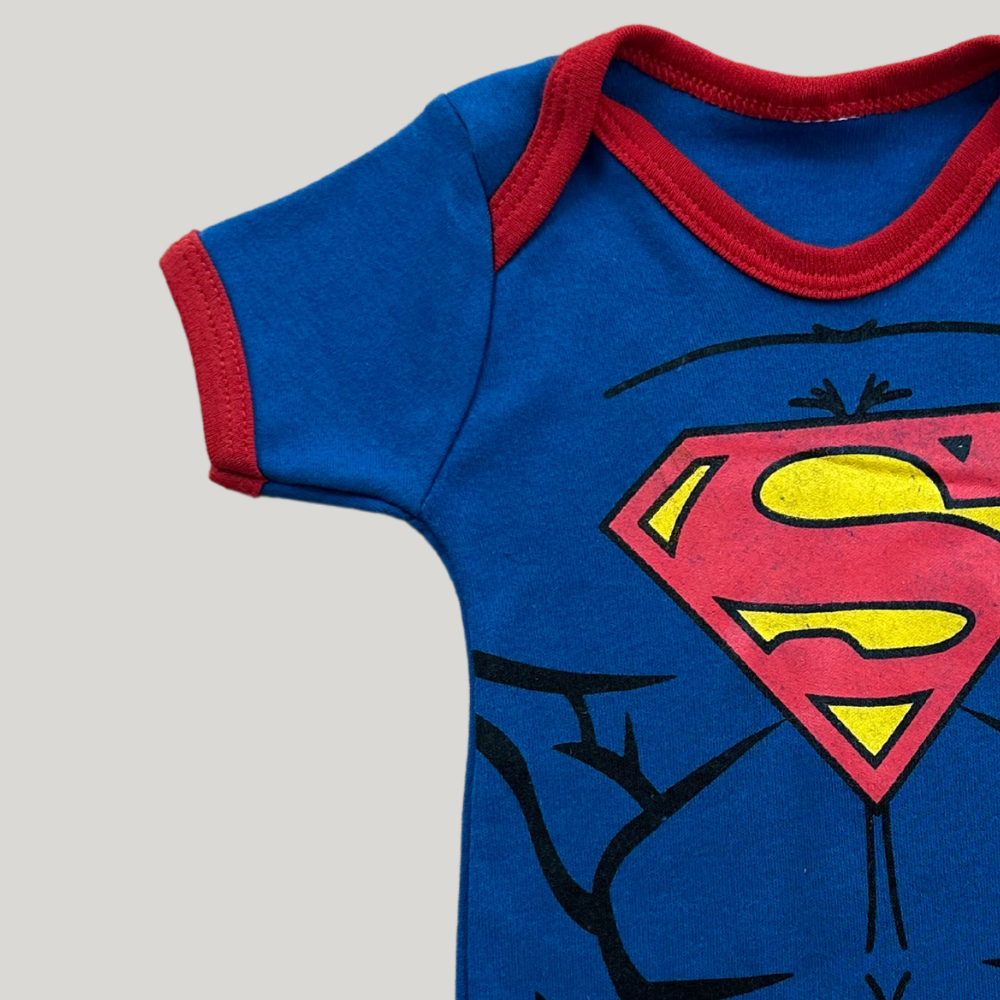 Body Bebê Mesversário Superman