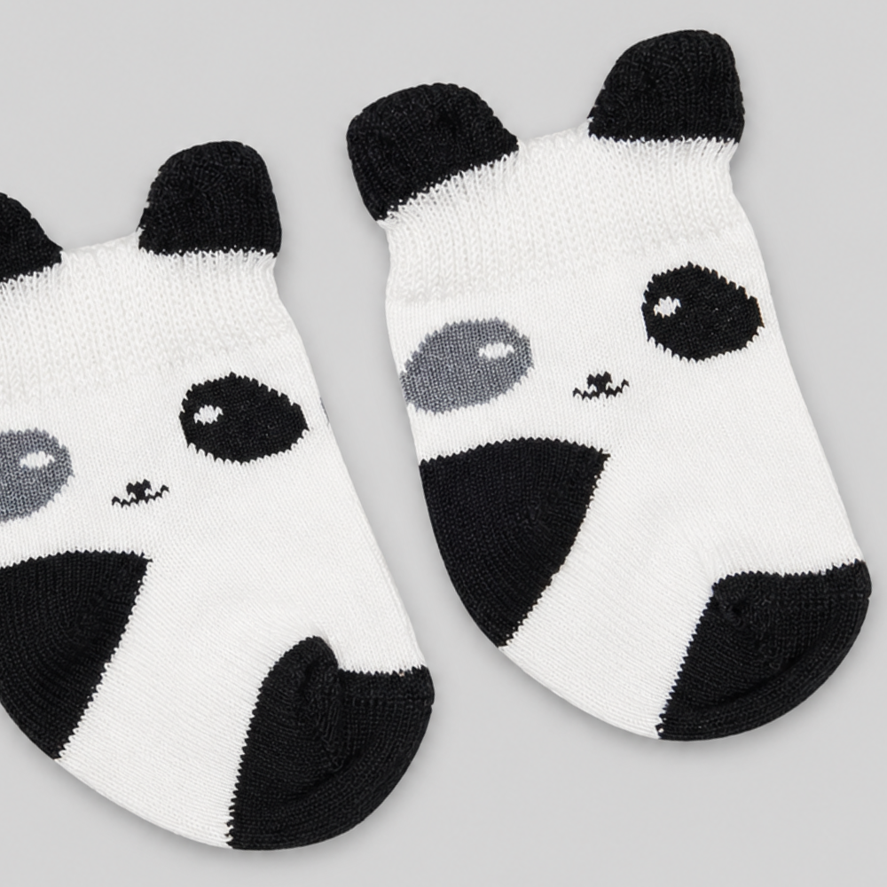 Meia Bebê Pandinha Black