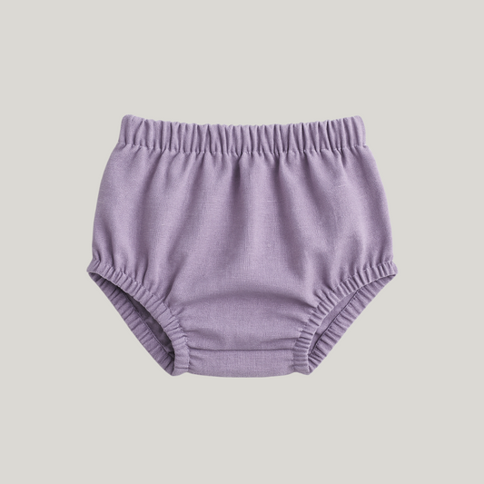Tapa Fralda Bebê Vintage Linho Lavanda