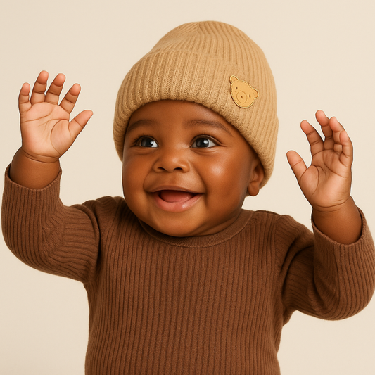 Touca Bebê Bear Mocha