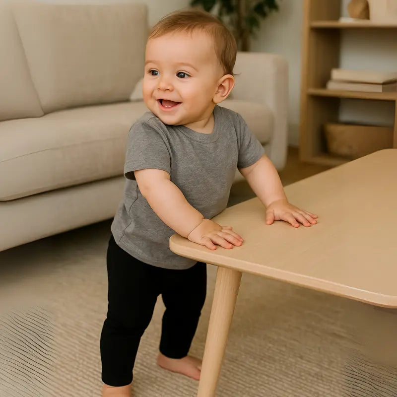 Calça Bebê Algodão Preto