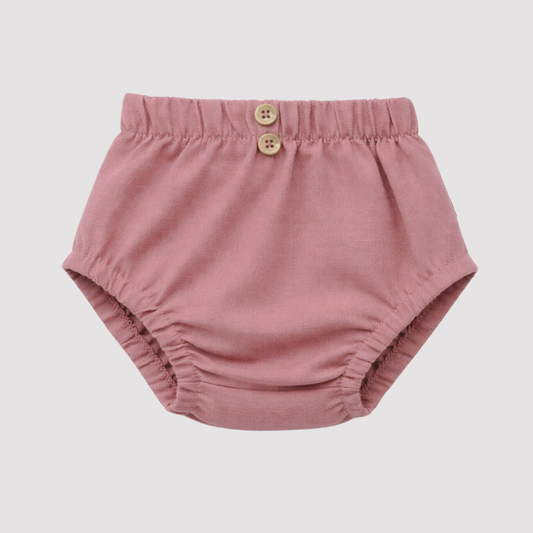 Tapa Fralda Buttons Linho Rose
