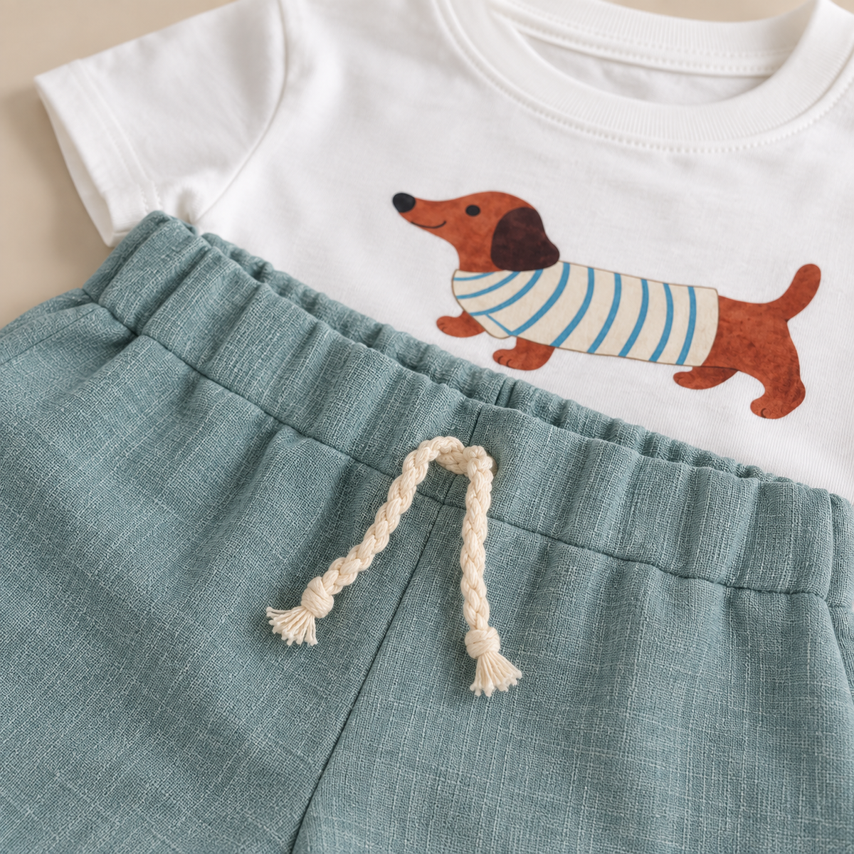Conjunto Bebê Doguinho Style Azul