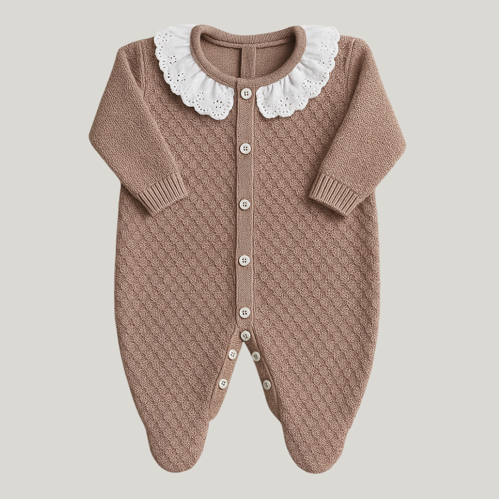 Kit Saída Maternidade Menina Tricot 2 Peças Clementine