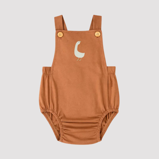 Romper Bebê Algodão Patinho Mocha