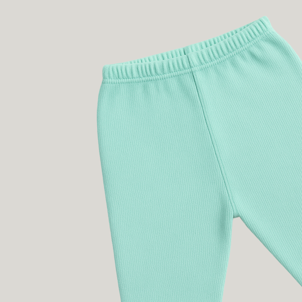 Calça Bebê Algodão Com Pezinho Verde