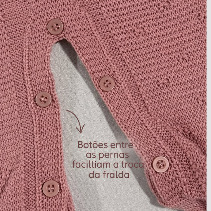 Kit 3 Peças Saída Maternidade Amour Rose