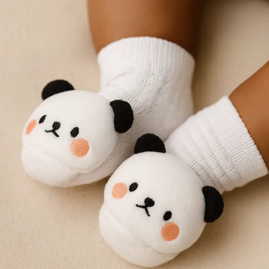 Meia bebê Panda Sensorial