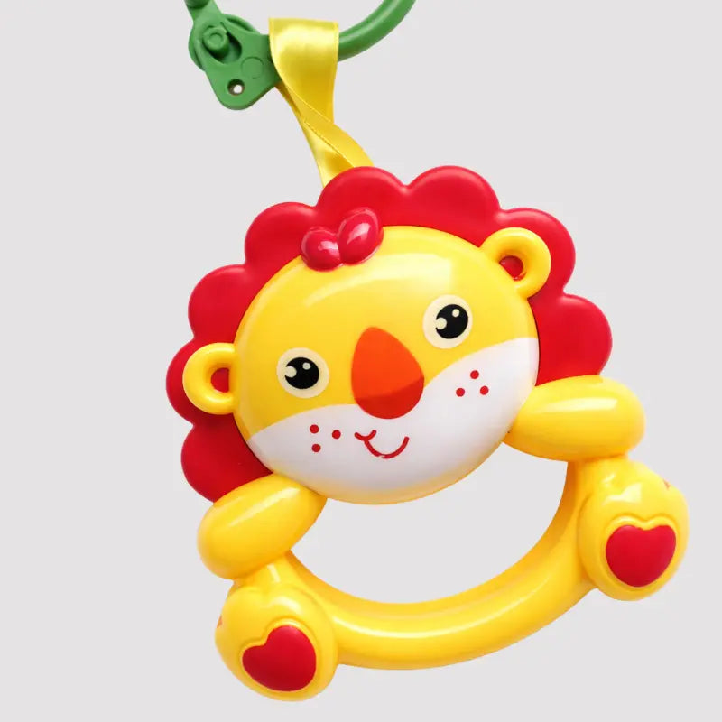 Chocalho sensorial bebê Lion