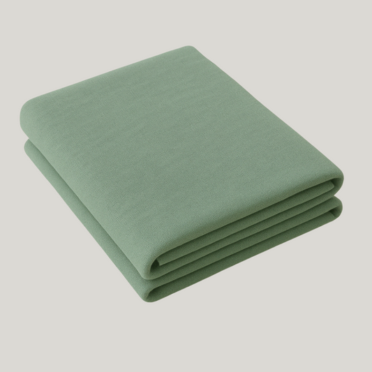 Lençol Berço  Algodao Com Elastico Verde Menta