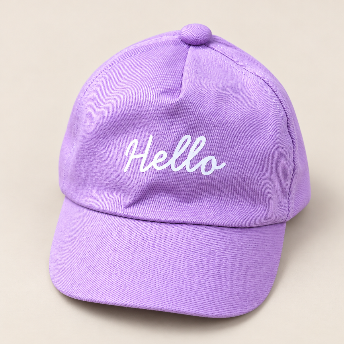 Boné bebê Style Hello Lavanda