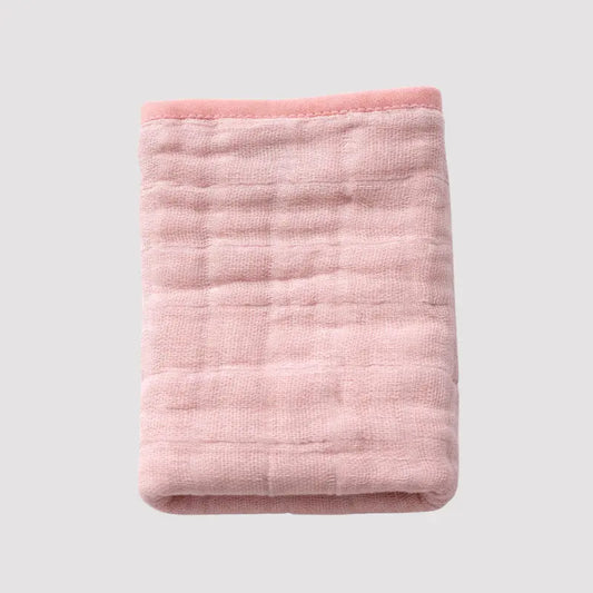 Pano De Boca Algodão Atoalhado Premium Rose c/ Prendedor