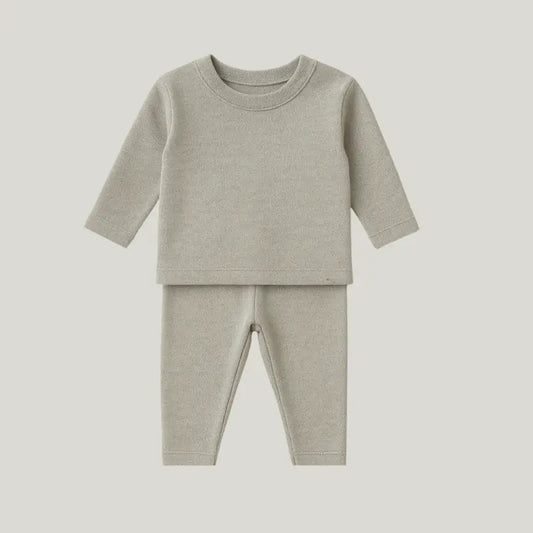 Conjunto Bebê Tricotado Confort Mescla