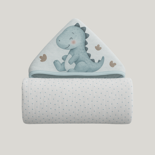 Toalha Bebê Algodão Premium Supersec Dino