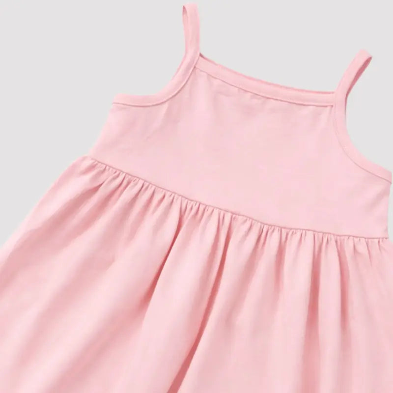 Vestido de rosas para niña