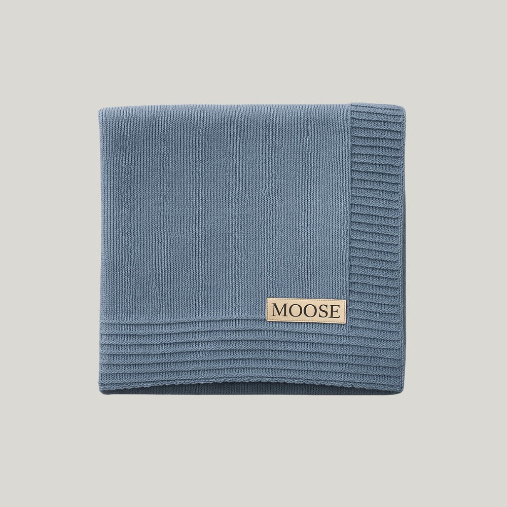 Kit Saída Maternidade Menino Tricot 4 Peças Henrry Blue