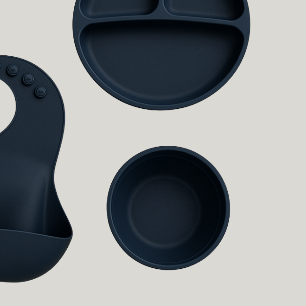 Kit Hora do Papa em Silicone Azul Marinho