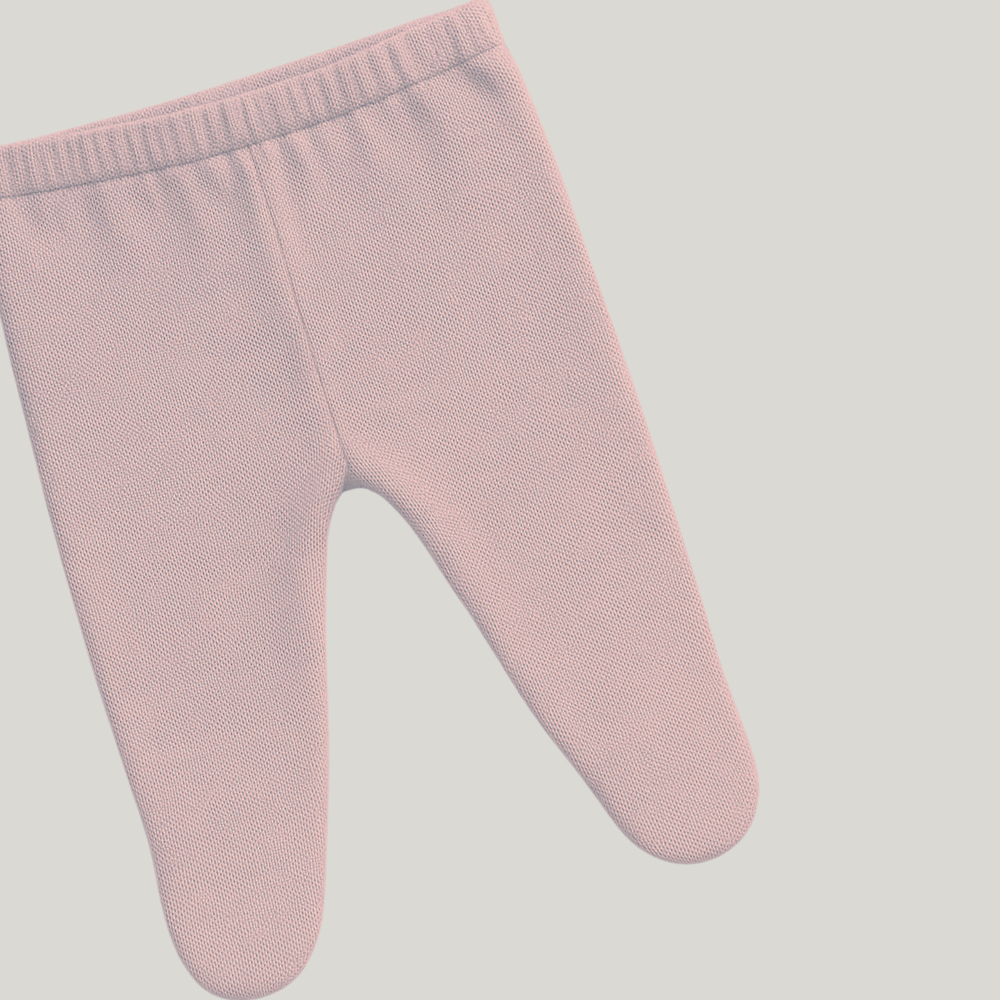 Kit Saída Maternidade Menina Tricot 4 Peças Vintage Loren Rose