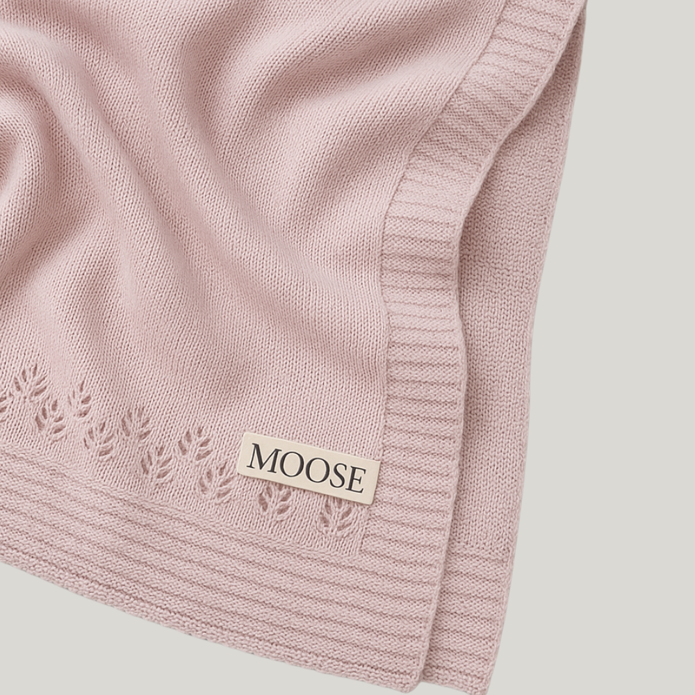 Kit Saída Maternidade Menina Tricot 4 Peças Vintage Loren Rose