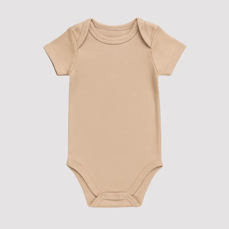 Body Bebê Organic Bege Curto