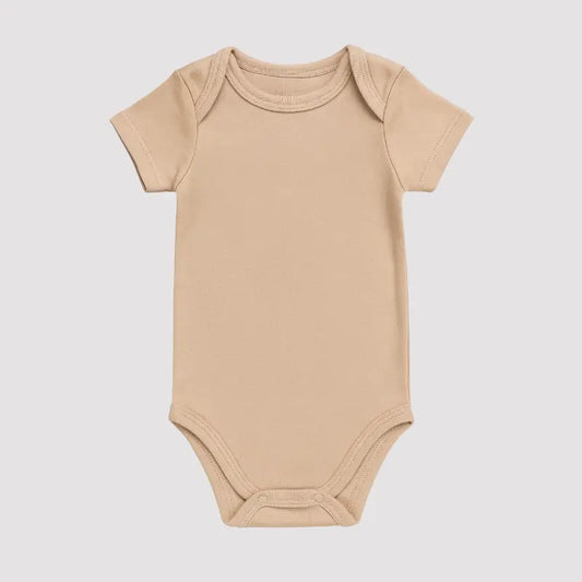 Body Bebê Organic Bege Curto
