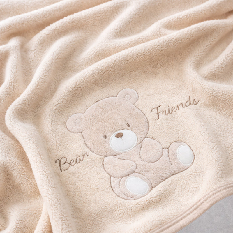 Kit 2 Peças Saída Maternidade Bear Friends Bege