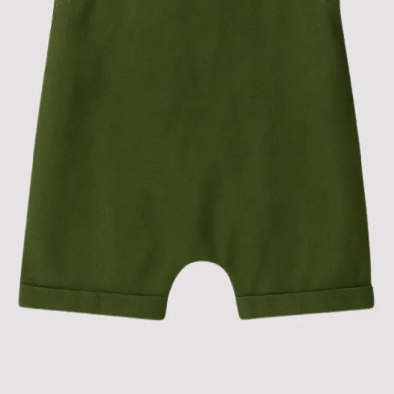 Mono de bebé Leif, lino verde musgo